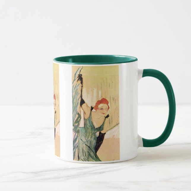 Yvette Guilbert, Henri de Toulouse-Lautrec Mugg (Höger)