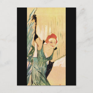 Yvette Guilbert, Henri de Toulouse-Lautrec Vykort