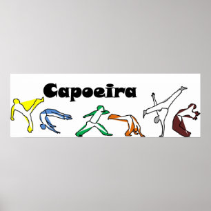 yxa för tekniker för affischtryckcapoeira poster