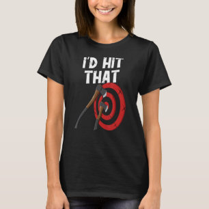 Yxa kastar jag skulle träffa den där tavlan yxa ka t shirt