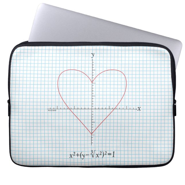 Yxahjärta Laptop Fodral (Framsidan)