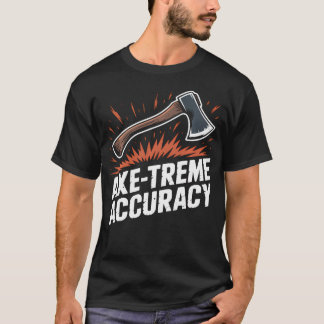 Yxkastning Mitt i skivan Yxkastare Hachet Kastning T Shirt