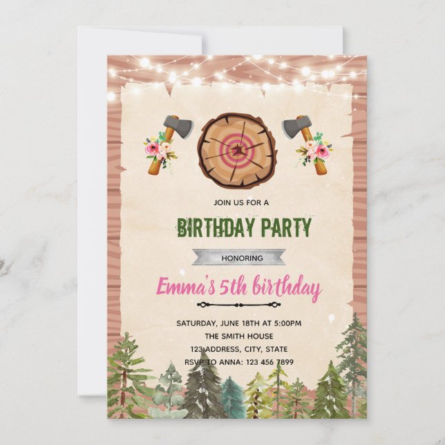 YXSKEDE Partyinbjudan Inbjudningar (Framsida)