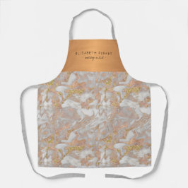 Yxur skönhetssalon grått marble guld, anställd nam