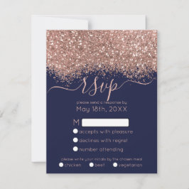 Yxury Ro Guld flottan Glitter Confetti Bröllop OSA Kort