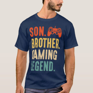Yy5V Retro-videospelslegend Älskare Brother T Shirt