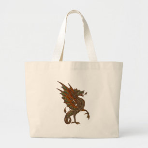 YY Gamle Medieval Dragon Design Jumbo Tygkasse