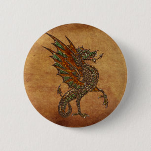 YY Gamle Medieval Dragon Design Knapp