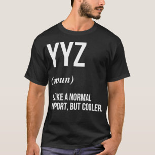 YYZ flygplats definierad T Shirt