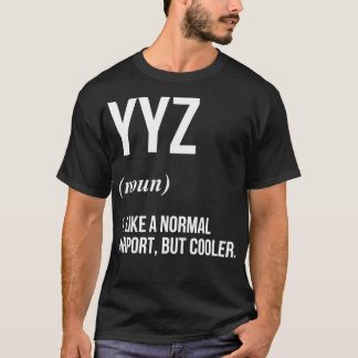 YYZ flygplats definierad T Shirt