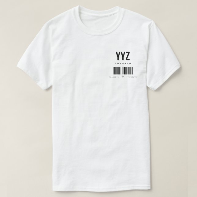 YZ Toronto Manar-Shirt T Shirt (Design framsida)