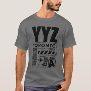 YZ Toronto Pearson Internationell flygplats T Shirt