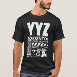 YZ Toronto Pearson Internationell flygplats T Shirt