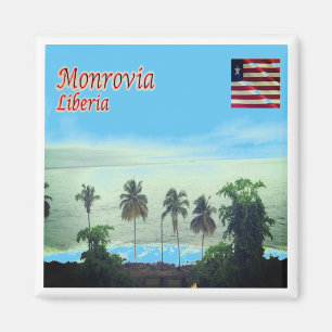 Z005 MONROVIA, Liberia, Afrika, Fridge Magnet