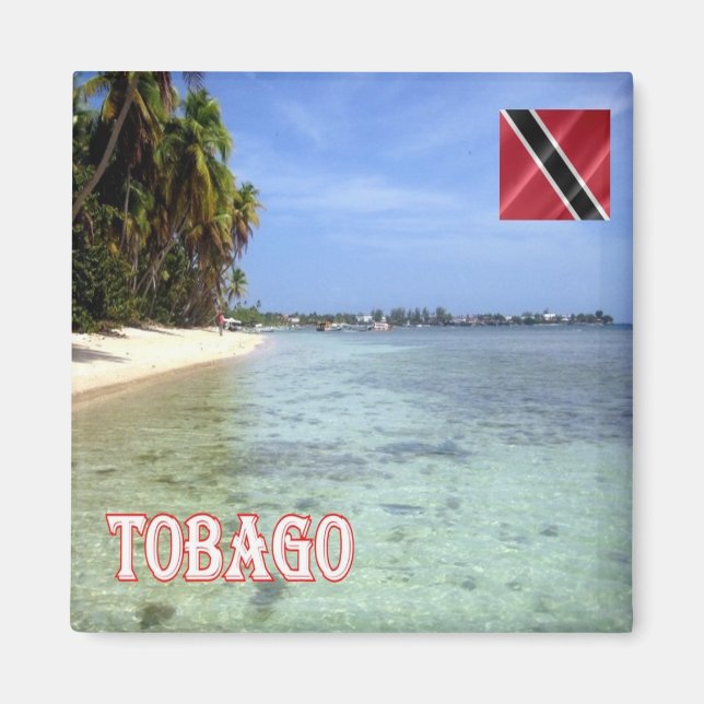 z008 TOBAGO, Trinidad och Tobago, Fridge Magnet (Framsidan)