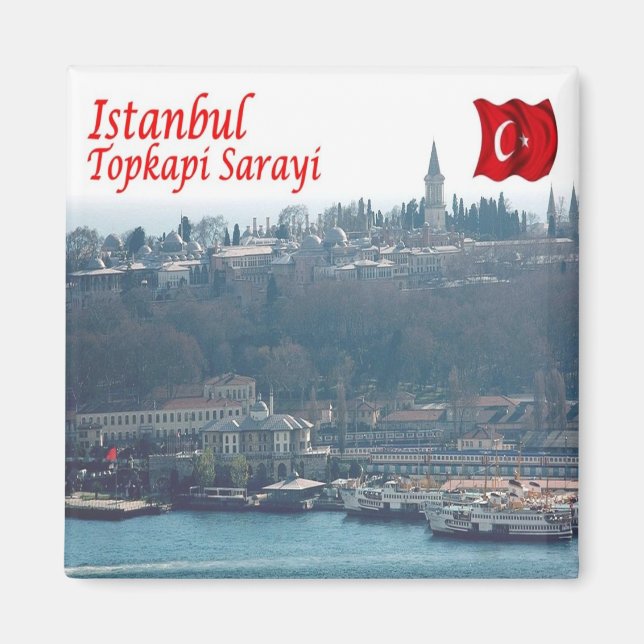 Z009 ISTANBUL TOPKAPI, Turkiet, Europa, Fridge Magnet (Framsidan)