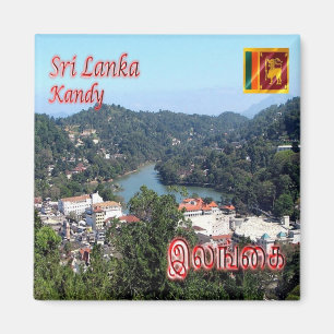 Z010 KANDY SJÖ, Sri Lanka, Asien, Fridge Magnet