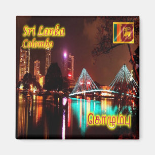 Z013 BEIRA SJÖ, Colombo, Sri Lanka, Fridge Magnet