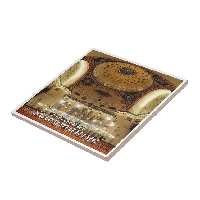 Z017 BASILICA SULEIMAN, Istanbul, Turkiet Kakelplatta (Sidan)
