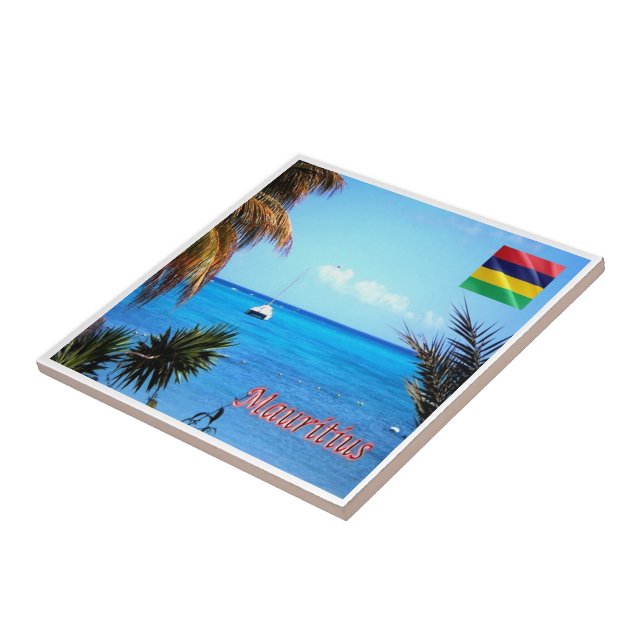 Z025 MAURITIUS, Mont Choisy sea, Afrika Kakelplatta (Sidan)