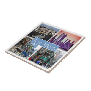 Z049 NEW ORLEANS LOUISIANA, Mosaic Kakelplatta