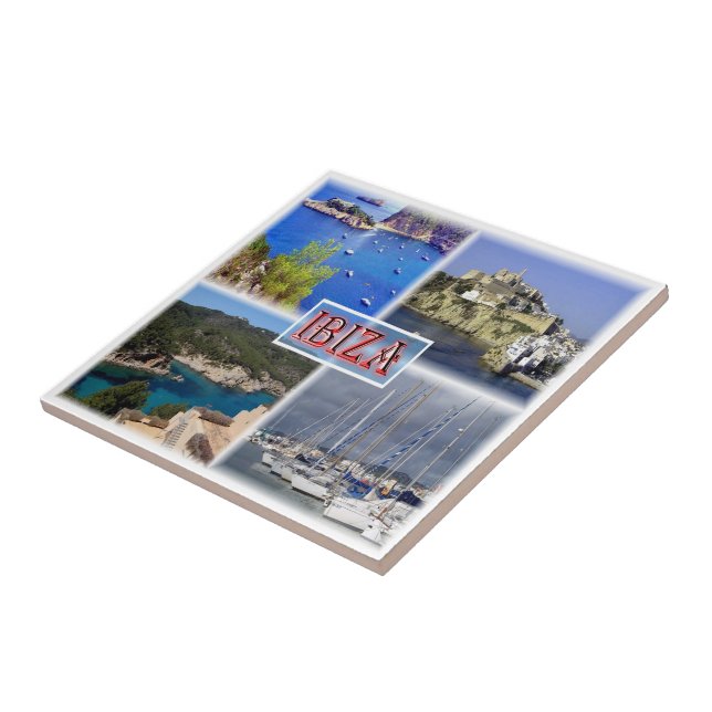 Z113 IBIZA, Old Town, San Miquel, Santa Eularia Kakelplatta (Sidan)