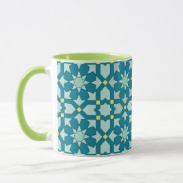 Z5-Geometrisk Azulejo Mugg