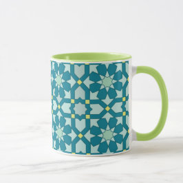 Z5-Geometrisk Azulejo Mugg