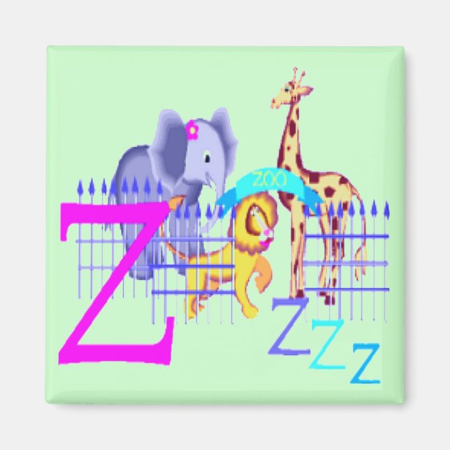 Z - Alfabet Magnet (Framsidan)
