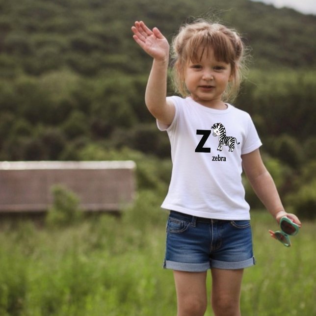 Z är för Zebra: Adsible Alphabet T Shirt (Skapare uppladdad)