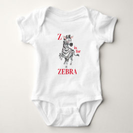 Z är för ZEBRA Whimsical T Shirt