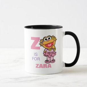 Z är för Zoe Lägg till ditt namn Mugg