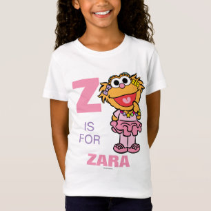 Z är för Zoe Lägg till ditt namn Tee