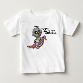 "Z" är för Zombie med Blanket-Långärmad (flickor) T Shirt