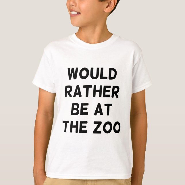 Z är för Zoo T Shirt (Framsida)