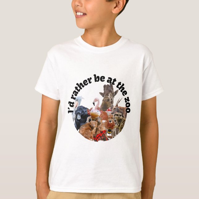 Z är för Zookeeper T Shirt (Framsida)