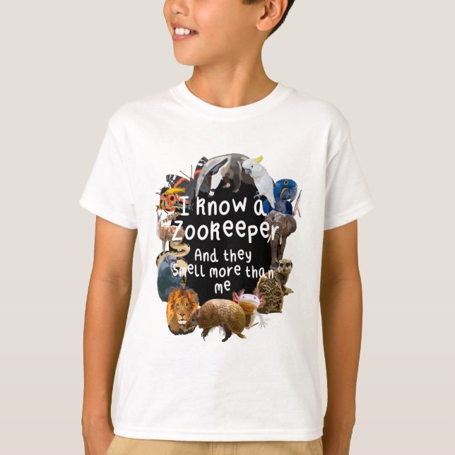 Z är för Zookeeper T Shirt (Framsida)