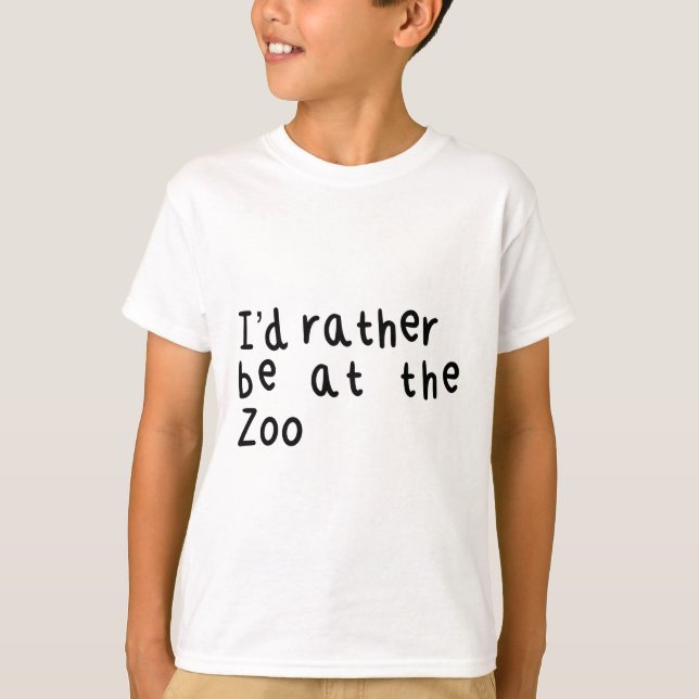 Z är för Zookeeper T Shirt (Framsida)