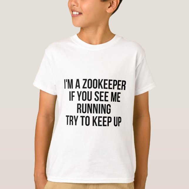 Z är för Zookeeper T Shirt (Framsida)