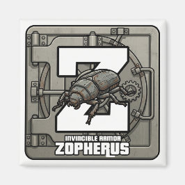 Z är för Zopherus (Pansarskalbaggar) – GTA-stil AB Magnet