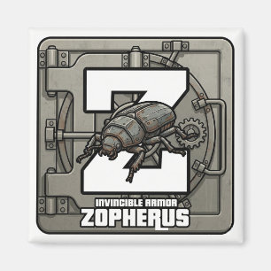 Z är för Zopherus (Pansarskalbaggar) – GTA-stil AB Magnet