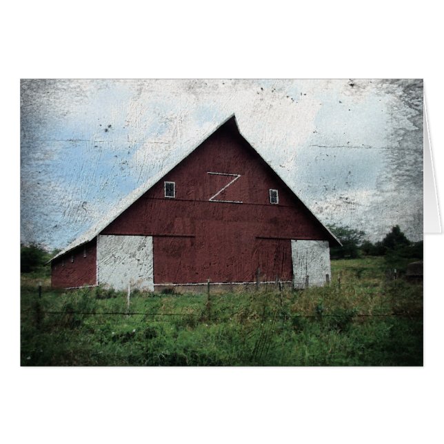 Z Barn Hälsningskort (Framsidan Horizontal)
