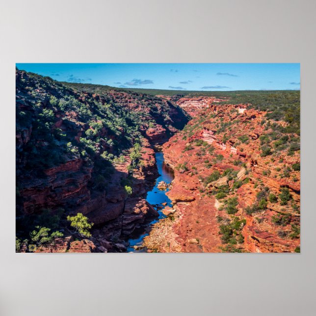 Z-Bend Kalbarri, Australien - Poster (Framsidan)