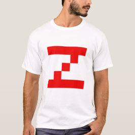 Z Bokstav Pixel T Shirt