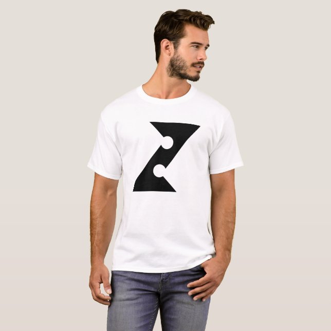 Z Bokstav T Shirt (Hel framsida)