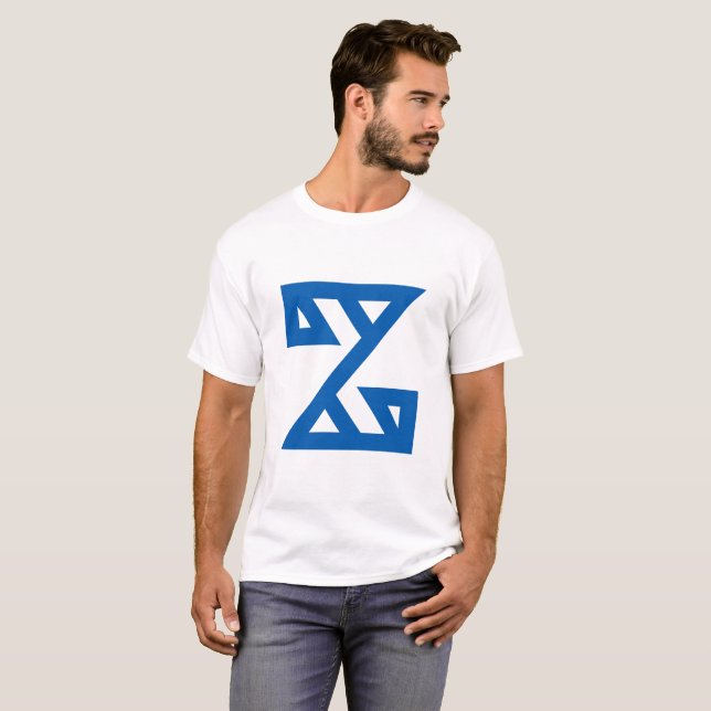 Z Bokstav T Shirt (Hel framsida)