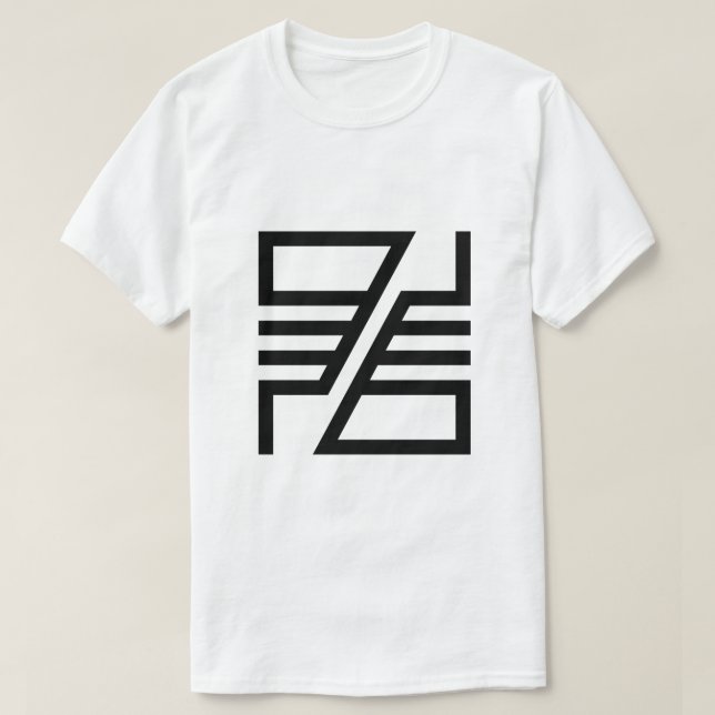 Z Bokstav T Shirt (Design framsida)