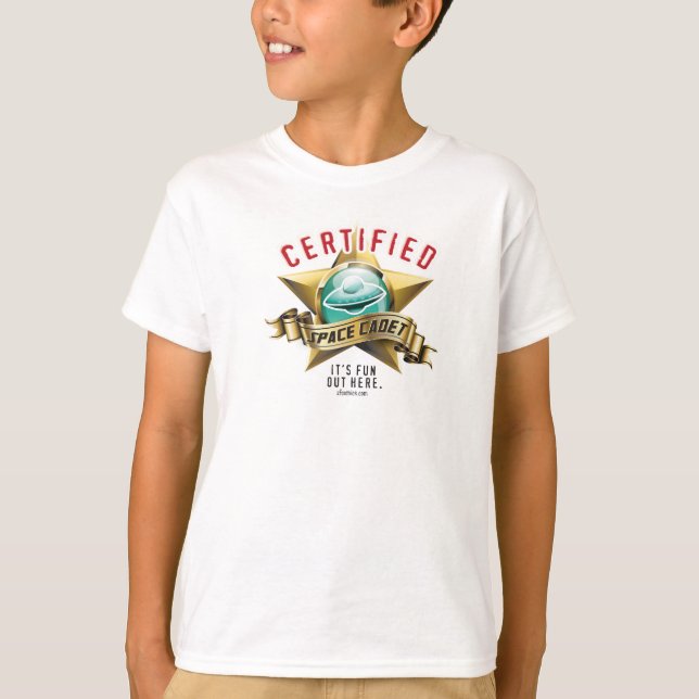 Z&F-utrymmecadeten lurar utslagsplatsen T-shirt (Framsida)