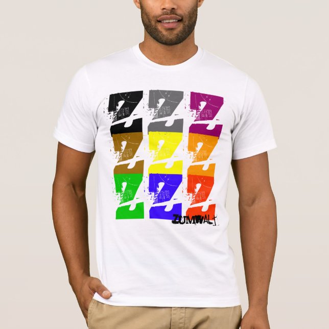 Z-färger Tee Shirt (Framsida)