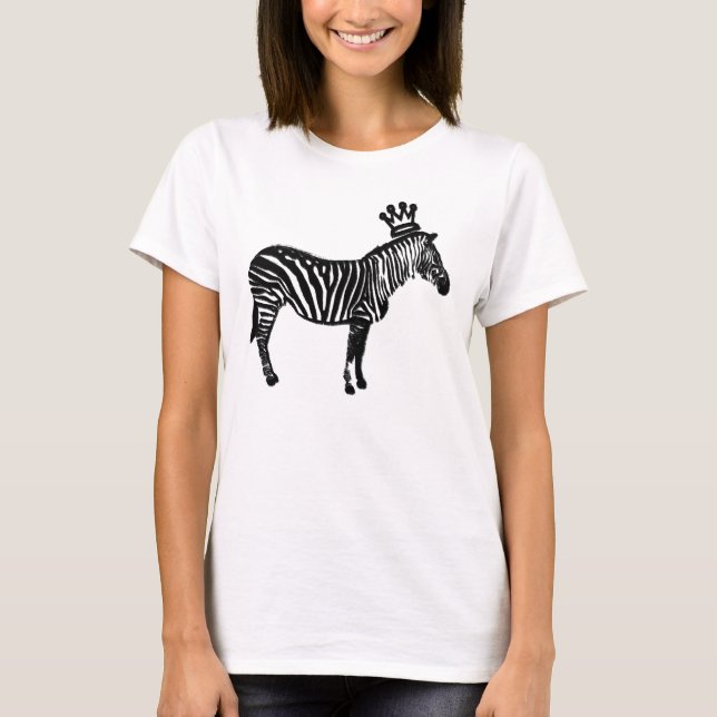 Z för Zebra T-shirt (Framsida)